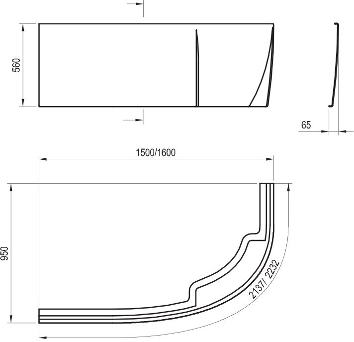 Передняя панель A Rosa 95 160 L/P
